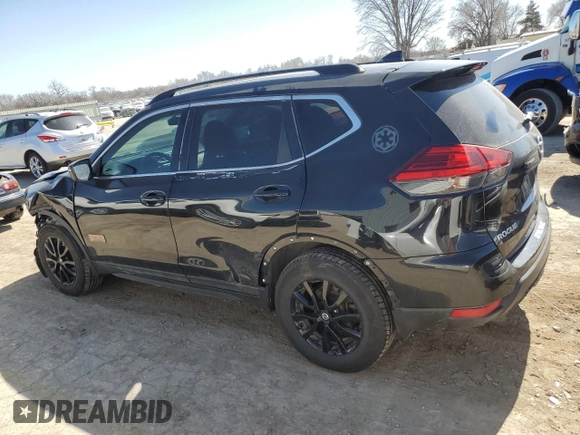 2017 Nissan Rogue SL with VIN 5N1AT2MV4HC758023, listed as a Copart auction lot 48756585 with 176,000 mi miles and Salvage Title. Bid and sale history available at carsss.com. Image 2.