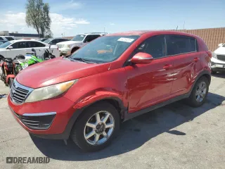 2013 Kia Sportage LX with VIN KNDPB3A21D7470674, listed as a Copart auction lot 54256255 with 221,466 mi miles and Clean Title. Bid and sale history available at carsss.com. Image 1.