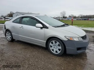 2010 Honda Civic Cpe LX with VIN 2HGFG1B62AH538310, listed as a Copart auction lot 51435645 with 183,112 mi miles and Salvage Title. Bid and sale history available at carsss.com. Image 4.