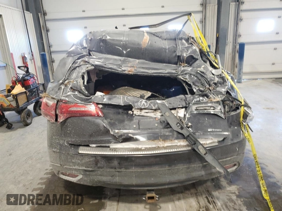 2016 Acura MDX w/Tech/Entertainment with VIN 5FRYD4H62GB059200, listed as a Copart auction lot 45861265 with 0 mi miles and Salvage Title. Bid and sale history available at carsss.com. Image 6.