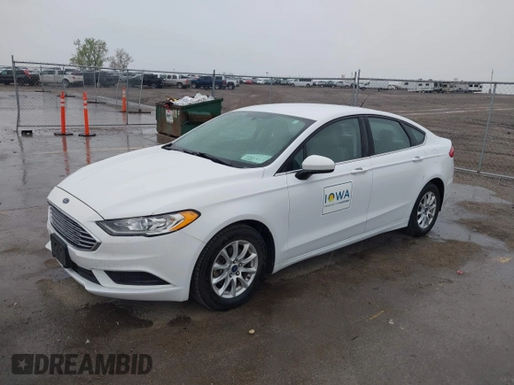 2017 Ford Fusion S with VIN 3FA6P0G72HR337120, listed as a IAAI auction lot 42173384 with 133,320 mi miles and . Bid and sale history available at DreamBid. Image 2.