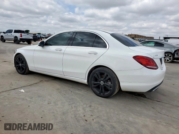 2020 Mercedes-Benz C 300 with VIN W1KWF8DB7LR571932, listed as a Copart auction lot 55862105 with 69,808 mi miles and Salvage Title. Bid and sale history available at DreamBid. Image 2.