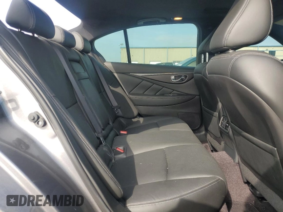 2021 Infiniti Q50 Signature Edition with VIN JN1EV7CP9MM703669, listed as a Copart auction lot 54861195 with 50,856 mi miles and Salvage title. Bid and sale history available at DreamBid. Image 10.