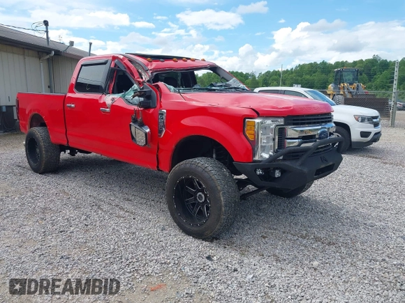 2017 Ford F-250 Lariat with VIN 1FT7W2B63HEE89552, listed as a IAAI auction lot 42254737 with 136,557 mi miles and . Bid and sale history available at DreamBid. Image 1.