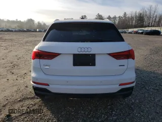 2021 Audi Q3 S line Premium with VIN WA1DECF39M1035653, listed as a Copart auction lot 50160195 with 24,648 mi miles and Salvage Title. Bid and sale history available at DreamBid. Image 6.