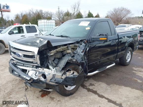 2014 Ford F-150 XL with VIN 1FTMF1CM2EFA69992, listed as a IAAI auction lot 41738432 with 107,778 mi miles. Bid and sale history available at carsss.com. Image 17.
