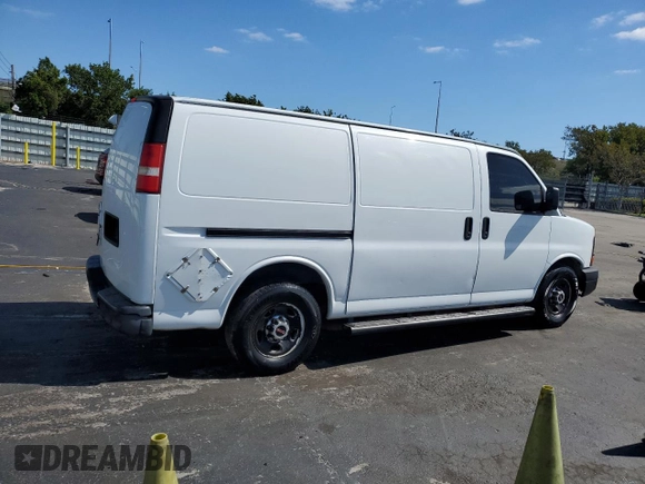 2014 Chevrolet Express Cargo Van with VIN 1GCWGFCA3E1132068, listed as a Copart auction lot 53259715 with 133,467 mi miles and Clean Title. Bid and sale history available at carsss.com. Image 3.