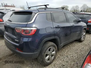 2018 Jeep Compass Altitude with VIN 3C4NJDBB8JT162164, listed as a Copart auction lot 53934845 with 104,770 mi miles and Clean title. Bid and sale history available at DreamBid. Image 3.