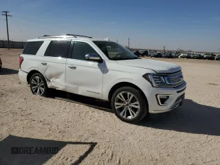 2020 Ford Expedition Platinum with VIN 1FMJU1MT1LEA86134, listed as a Copart auction lot 47113845 with 65,723 mi miles and Salvage Title. Bid and sale history available at carsss.com. Image 4.