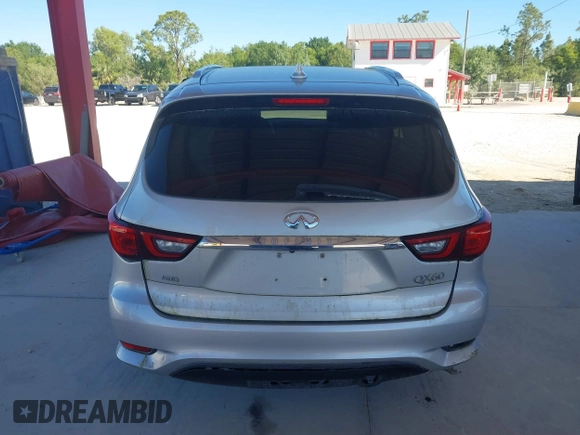 2020 Infiniti QX60 Luxe with VIN 5N1DL0MM2LC503968, listed as a IAAI auction lot 41797974 with 65,128 mi miles and . Bid and sale history available at DreamBid. Image 16.