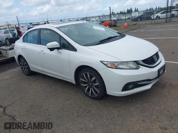 2015 Honda Civic Sedan EX-L with VIN 19XFB2F90FE253261, listed as a IAAI auction lot 41905962 with 146,441 mi miles. Bid and sale history available at carsss.com. Image 1.