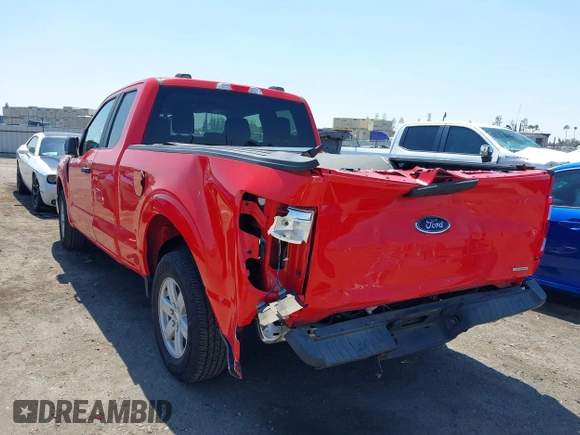 2021 Ford F-150 XL with VIN 1FTEX1C82MKE57427, listed as a IAAI auction lot 42149679 with 52,014 mi miles and . Bid and sale history available at DreamBid. Image 3.