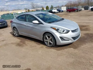 2014 Hyundai Elantra SE with VIN 5NPDH4AE4EH473647, listed as a IAAI auction lot 41870664 with 125,689 mi miles. Bid and sale history available at carsss.com. Image 1.
