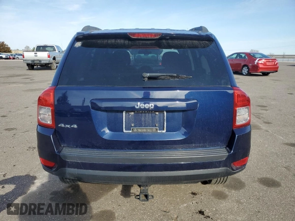2012 Jeep Compass Sport with VIN 1C4NJDBB0CD623897, listed as a Copart auction lot 53256855 with 118,891 mi miles and Salvage Title. Bid and sale history available at carsss.com. Image 6.