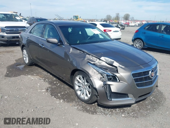 2014 Cadillac CTS Sedan RWD with VIN 1G6AP5SX1E0167520, listed as a IAAI auction lot 41829003 with 45,145 mi miles. Bid and sale history available at carsss.com. Image 6.