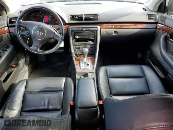 2002 Audi A4 3.0L with VIN WAULT68E82A134885, listed as a Copart auction lot 77650234 with 116,446 mi miles and Salvage Title. Bid and sale history available at carsss.com. Image 8.