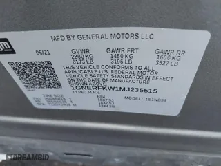 2021 Chevrolet Traverse LS with VIN 1GNERFKW1MJ235515, listed as a IAAI auction lot 41611529 with 36,303 mi miles. Bid and sale history available at carsss.com. Image 9.