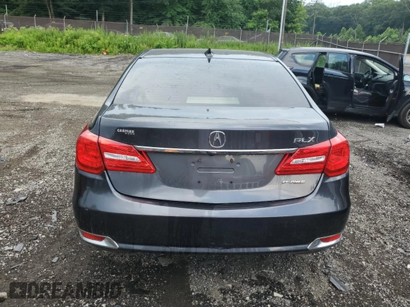 2016 Acura RLX Technology with VIN JH4KC1F50GC001441, listed as a Copart auction lot 62660765 with Not provided miles and Salvage title. Bid and sale history available at DreamBid. Image 6.