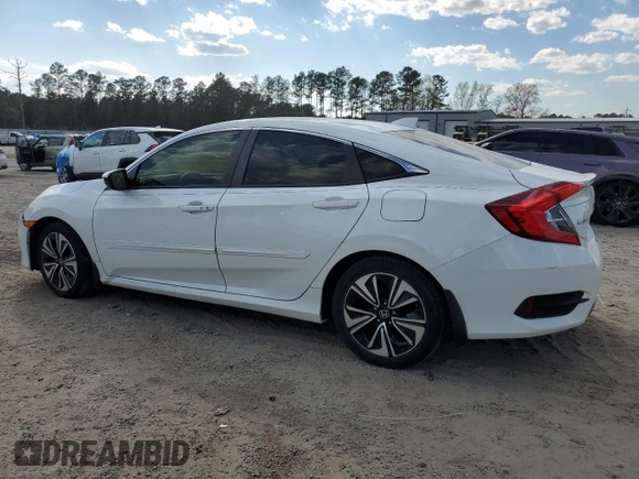 2018 Honda Civic EX-L with VIN JHMFC1F71JX007770, listed as a Copart auction lot 50681835 with 71,808 mi miles and Salvage Title. Bid and sale history available at DreamBid. Image 2.