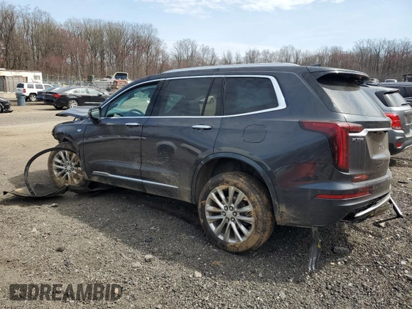 2022 Cadillac XT6 Premium Luxury with VIN 1GYKPDRS9NZ120814, listed as a Copart auction lot 51143485 with 70,977 mi miles and Salvage Title. Bid and sale history available at carsss.com. Image 2.