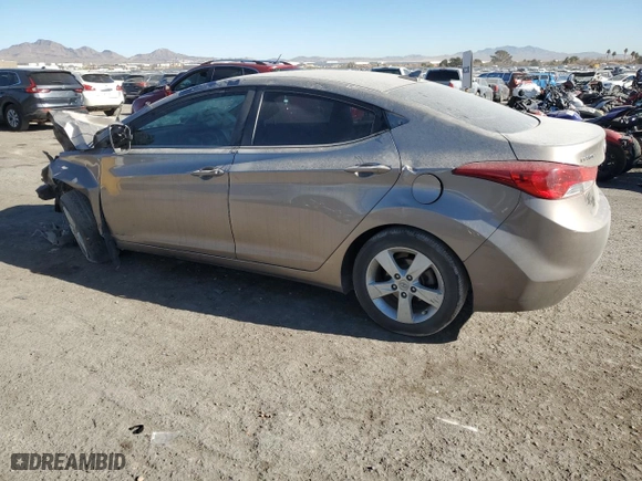 2011 Hyundai Elantra GLS PZEV with VIN 5NPDH4AE1BH023014, listed as a Copart auction lot 86907374 with 188,763 mi miles and Salvage Title. Bid and sale history available at carsss.com. Image 2.