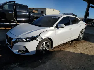 2022 Nissan Sentra SV with VIN 3N1AB8CV7NY215959, listed as a Copart auction lot 46931695 with 78,813 mi miles and Salvage Title. Bid and sale history available at carsss.com. Image 1.