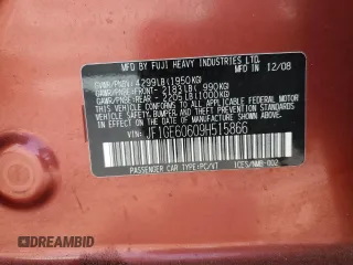 2009 Subaru Impreza i с VIN JF1GE60609H515866, выставлен на аукционе Copart как лот 52326445 с пробегом 292 840 миль миль и Чистый • Clean title. История ставок и продаж доступна на DreamBid. Изображение 13.