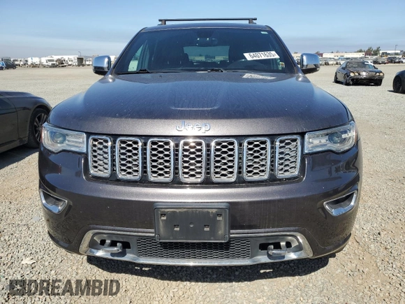 2017 Jeep Grand Cherokee Overland with VIN 1C4RJFCG3HC772695, listed as a Copart auction lot 64071635 with 90,710 mi miles and Clean title. Bid and sale history available at DreamBid. Image 5.