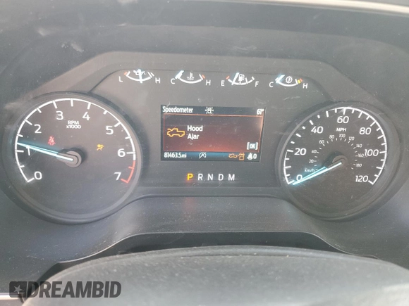 2021 Ford F-150 XL with VIN 1FTEX1CP8MKD04669, listed as a Copart auction lot 49723175 with 81,463 mi miles and Salvage title. Bid and sale history available at DreamBid. Image 9.