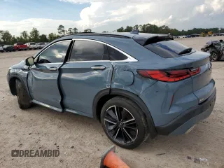 2022 Infiniti QX55 Sensory with VIN 3PCAJ5L38NF104572, listed as a Copart auction lot 79046904 with 23,736 mi miles and Salvage title. Bid and sale history available at DreamBid. Image 2.