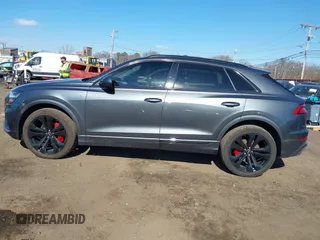 2021 Audi Q8 Premium Plus with VIN WA1EVAF16MD026866, listed as a IAAI auction lot 41555574 with 34,270 mi miles and . Bid and sale history available at DreamBid. Image 14.