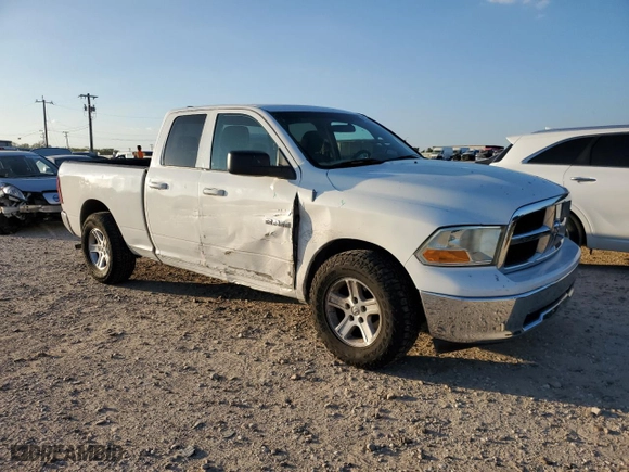 2010 Dodge Ram 1500 ST with VIN 1D7RB1GK2AS196274, listed as a Copart auction lot 80502814 with 243,641 mi miles and Salvage Title. Bid and sale history available at carsss.com. Image 4.