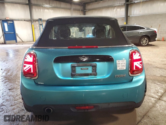 2020 MINI Convertible Cooper с VIN WMWWJ3C07L3L15723, выставлен на аукционе Copart как лот 56502735 с пробегом 45 157 миль миль и Списание • Salvage title. История ставок и продаж доступна на DreamBid. Изображение 6.
