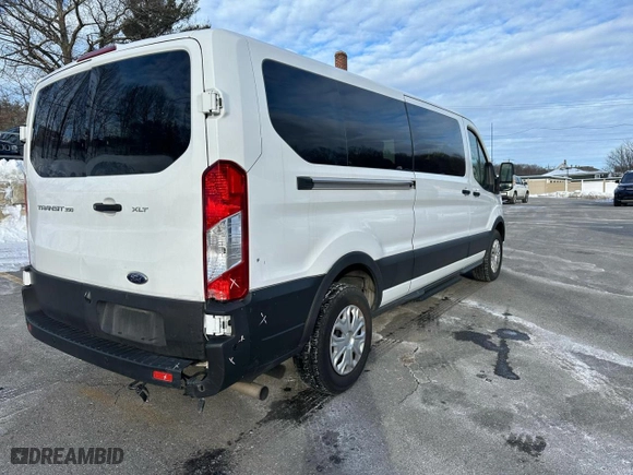 2022 Ford Transit Passenger Wagon XL with VIN 1FBAX2Y87NKA48732, listed as a Copart auction lot 46652715 with 65,115 mi miles and Non Repairable. Bid and sale history available at carsss.com. Image 3.