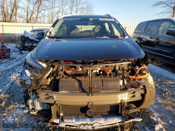 2022 Chevrolet Bolt EUV Premier with VIN 1G1FZ6S0XN4117545, listed as a Copart auction lot 86611474 with 33,105 mi miles and Salvage Title. Bid and sale history available at carsss.com. Image 5.