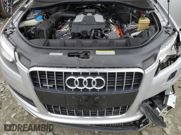 2015 Audi Q7 Premium Plus with VIN WA1LGAFE7FD020758, listed as a Copart auction lot 57027935 with 117,329 mi miles and Non repairable. Bid and sale history available at DreamBid. Image 13.