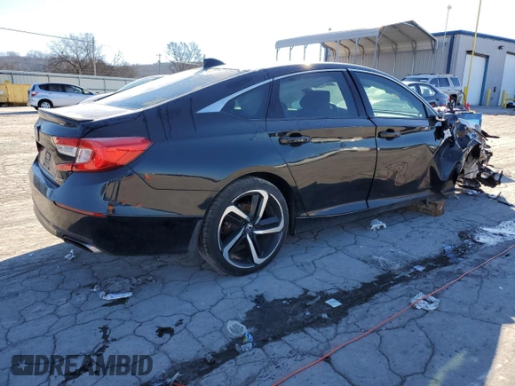2019 Honda Accord Sedan Sport 1.5T with VIN 1HGCV1F39KA025659, listed as a Copart auction lot 88070025 with 82,708 mi miles and Salvage Title. Bid and sale history available at carsss.com. Image 3.