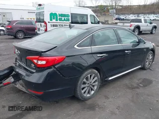 2016 Hyundai Sonata Sport with VIN 5NPE34AF6GH346509, listed as a IAAI auction lot 42082345 with 93,822 mi miles and . Bid and sale history available at DreamBid. Image 4.