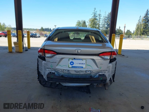 2021 Toyota Corolla LE with VIN 5YFEPMAE7MP208536, listed as a IAAI auction lot 42057509 with 58,522 mi miles and . Bid and sale history available at DreamBid. Image 17.
