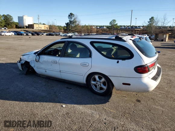 2002 Ford Taurus SE Standard with VIN 1FAFP58U52A144446, listed as a Copart auction lot 42825114 with 182,653 mi miles and Salvage title. Bid and sale history available at DreamBid. Image 2.
