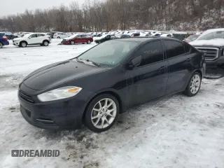 2013 Dodge Dart SXT z VIN 1C3CDFBH1DD134882, wystawiony jako Copart lot #43856205 z przebiegiem 124 629 mil mil oraz Czysty tytuł • Clean title. Historia ofert i sprzedaży dostępna na DreamBid. Obrazek 1.