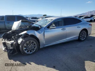 2018 Lexus LS with VIN JTHB51FF7J5003282, listed as a Copart auction lot 46177865 with 52,709 mi miles and Salvage Title. Bid and sale history available at carsss.com. Image 1.