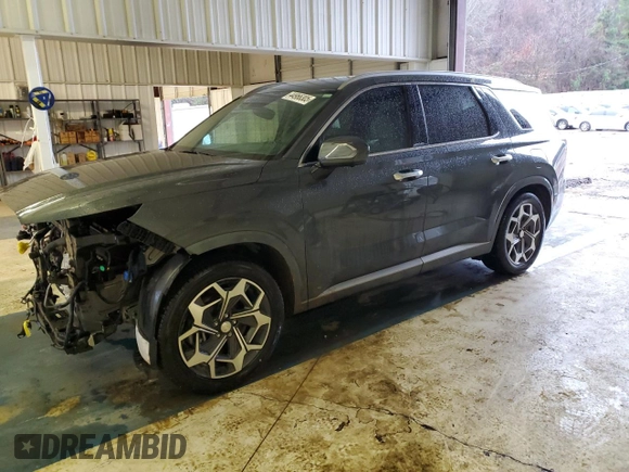 2022 Hyundai Palisade Calligraphy z VIN KM8R74HE6NU406645, wystawiony jako Copart lot #44966305 z przebiegiem 47 795 mil mil oraz Szkoda całkowita • Salvage title. Historia ofert i sprzedaży dostępna na DreamBid. Obrazek 1.