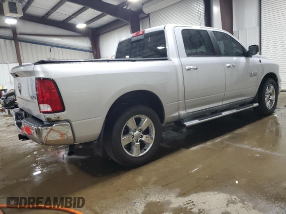 2018 Ram 1500 Big Horn z VIN 3C6RR7LG7JG240889, wystawiony jako Copart lot #57627555 z przebiegiem 74 541 mil mil oraz Szkoda całkowita • Salvage title. Historia ofert i sprzedaży dostępna na DreamBid. Obrazek 3.