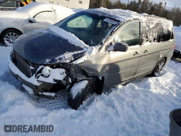 2008 Honda Odyssey EX with VIN 5FNRL38458B502927, listed as a Copart auction lot 44243425 with 317,719 mi miles and Salvage Title. Bid and sale history available at carsss.com. Image 1.