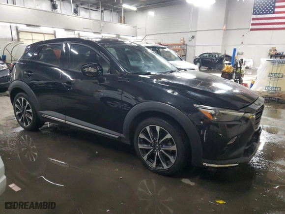 2019 Mazda CX-3 Grand Touring with VIN JM1DKFD72K0409934, listed as a Copart auction lot 45758925 with 87,482 mi miles and Clean Title. Bid and sale history available at carsss.com. Image 4.