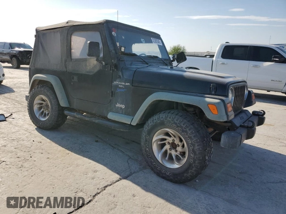 1998 Jeep Wrangler Sport with VIN 1J4FY19S1WP757593, listed as a Copart auction lot 52382945 with 230,086 mi miles and Salvage Title. Bid and sale history available at carsss.com. Image 4.