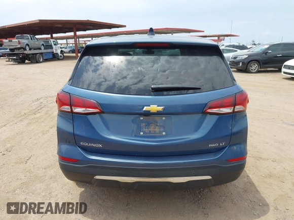 2024 Chevrolet Equinox LT with VIN 3GNAXUEG4RL344290, listed as a IAAI auction lot 42761923 with 29,056 mi miles and . Bid and sale history available at DreamBid. Image 16.