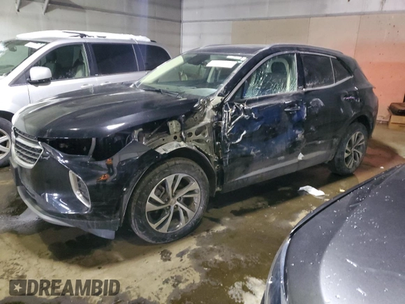 2022 Buick Envision Essence with VIN LRBFZPR47ND068700, listed as a Copart auction lot 45039225 with 37,207 mi miles and Clean Title. Bid and sale history available at carsss.com. Image 1.