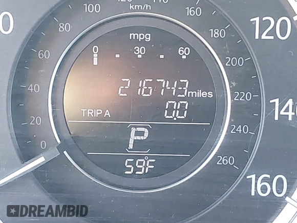 2013 Honda Accord Sdn EX-L with VIN 1HGCR2F82DA137163, listed as a IAAI auction lot 41636283 with 216,743 mi miles. Bid and sale history available at carsss.com. Image 15.